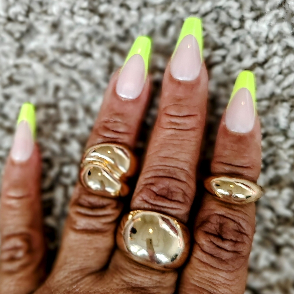 Gold Statement Rings - Picture 5 of 8